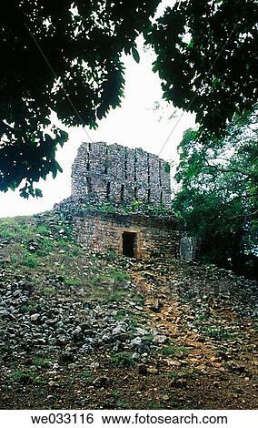 Puuc-style Mayan ruins at Sayil. Yucatan, Mexico View Large Photo Image Stock Photograph - Puuc-style Mayan ruins at Sayil. Yucatan, Mexico. Fotosearch