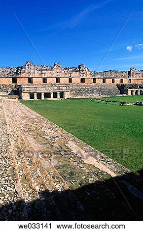 Puuc-style Mayan ruins, Uxmal. Yucatan, Mexico View Large Photo Image Stock Image - Puuc-style Mayan ruins, Uxmal. Yucatan, Mexico. Fotosearch