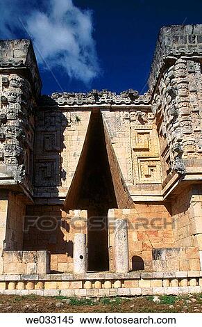 Puuc-style Mayan ruins, Uxmal. Yucatan, Mexico View Large Photo Image Stock Photography - Puuc-style Mayan ruins, Uxmal. Yucatan, Mexico. Fotosearch