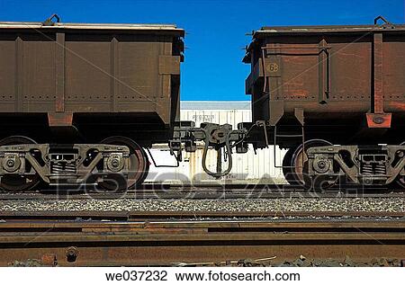 Railway freight wagons. View Large Photo Image Stock Image - Railway freight wagons.. Fotosearch