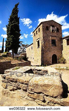 Roda de Isßbena. (Romanesque Xth century). Isßbena valley. Pirineo Aragon? s. Huesca province. Spain. View Large Photo Image Stock Image - Roda de Isßbena. (Romanesque Xth century). Isßbena valley. Pirineo Aragon? s. Huesca province. Spain.. Fotosearch