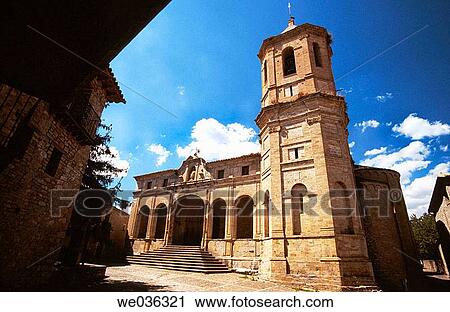 Romanesque cathedral of San Vicente. Roda de Isßbena. (Romanesque Xth century). Isßbena valley. Pirineo Aragon? s. Huesca province. Spain. View Large Photo Image Stock Image - Romanesque cathedral of San Vicente. Roda de Isßbena. (Romanesque Xth century). Isßbena valley. Pirineo Aragon? s. Huesca province. Spain.. Fotosearch