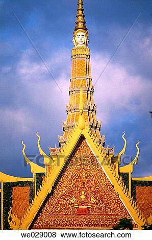Royal Palace, Phnom Penh, Cambodia View Large Photo Image Stock Photo - Royal Palace, Phnom Penh, Cambodia. Fotosearch