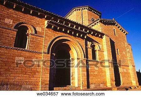 San Martin de Fromista Romanesque church (XIth century). Romanesque church. Palencia province. Spain. View Large Photo Image Stock Photo - San Martin de Fromista Romanesque church (XIth century). Romanesque church. Palencia province. Spain.. Fotosearch