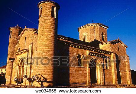 San Martin de Fromista Romanesque church (XIth century). Romanesque church. Palencia province. Spain. View Large Photo Image Stock Photo - San Martin de Fromista Romanesque church (XIth century). Romanesque church. Palencia province. Spain.. Fotosearch