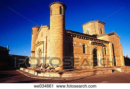 San Martin Romanesque church (XIth century). Romanesque church. Palencia province. Spain. View Large Photo Image Stock Image - San Martin Romanesque church (XIth century). Romanesque church. Palencia province. Spain.. Fotosearch