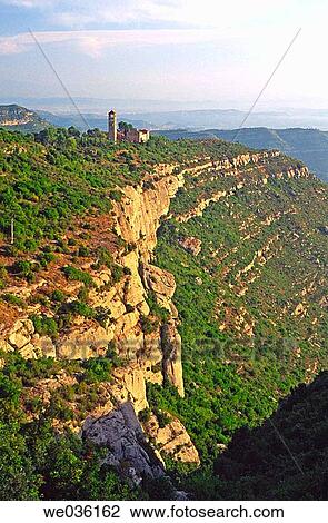 Sant Benet de Montserrat monastery. Barcelona province, Catalonia, Spain View Large Photo Image Stock Image - Sant Benet de Montserrat monastery. Barcelona province, Catalonia, Spain. Fotosearch