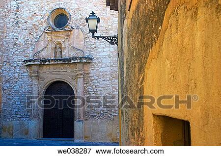 Sant Jaume's church main door, Creixell. Costa Dorada, Tarragona province, Catalonia, Spain View Large Photo Image Stock Photo - Sant Jaume's church main door, Creixell. Costa Dorada, Tarragona province, Catalonia, Spain. Fotosearch