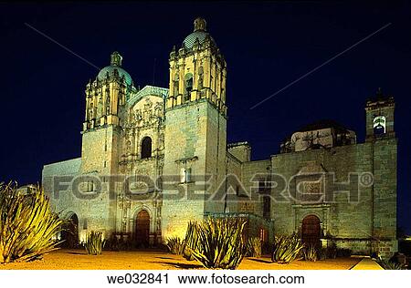 Stock Image - Santo Domingo de Guzmßn Church, Oaxaca. Mexico. Fotosearch
