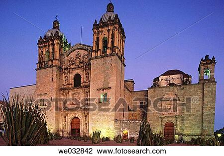 Stock Image - Santo Domingo de Guzmßn Church, Oaxaca. Mexico. Fotosearch