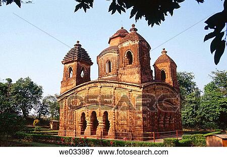 Shymaroy temple. Vishnupur. Bengal. India. View Large Photo Image Stock Photo - Shymaroy temple. Vishnupur. Bengal. India.. Fotosearch
