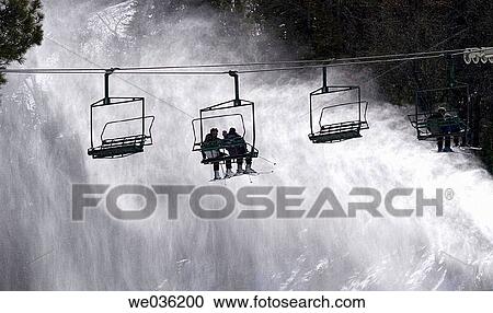 Ski chair lift View Large Photo Image Stock Image - Ski chair lift. Fotosearch