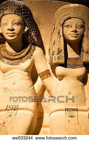 Statue of Egyptian man and woman in Brooklyn Museum of Art. Brooklyn, New York City. USA View Large Photo Image Picture - Statue of Egyptian man and woman in Brooklyn Museum of Art. Brooklyn, New York City. USA. Fotosearch