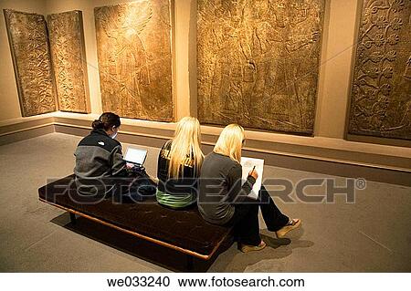 Students sketching Assyrien reliefs in Los Angeles County Museum of Art. Los Angeles, California, USA View Large Photo Image Stock Image - Students sketching Assyrien reliefs in Los Angeles County Museum of Art. Los Angeles, California, USA. Fotosearch