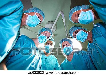 Stock Image - Surgeons. Fotosearch