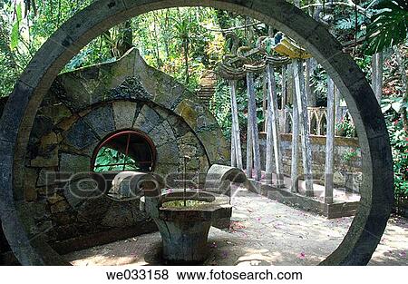 Surrealist castle built by Sir Edward James, Xilitla. San Luis Potosi, Mexico View Large Photo Image Stock Photo - Surrealist castle built by Sir Edward James, Xilitla. San Luis Potosi, Mexico. Fotosearch