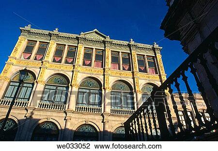 Teatro Calder? n, Zacatecas. Mexico View Large Photo Image Stock Image - Teatro Calder? n, Zacatecas. Mexico. Fotosearch