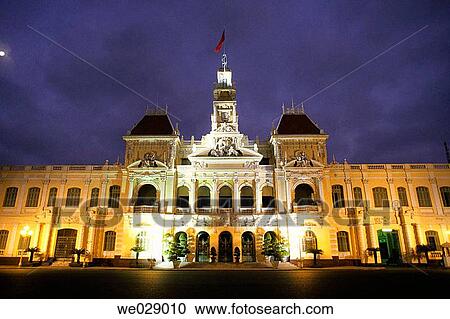 The Hotel De Ville, (City Hall), Saigon, Vietnam View Large Photo Image Stock Image - The Hotel De Ville, (City Hall), Saigon, Vietnam. Fotosearch