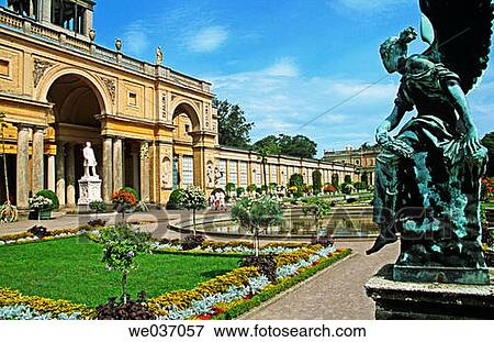 The Orangery Palace in the Sanssouci Park. Potsdam. Brandenburg. Germany. View Large Photo Image Stock Photo - The Orangery Palace in the Sanssouci Park. Potsdam. Brandenburg. Germany.. Fotosearch