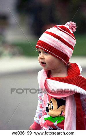 Toddler with winter clothes View Large Photo Image Stock Photo - Toddler with winter clothes. Fotosearch