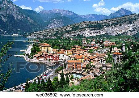 Torbole, Lake Garda, Italy View Large Photo Image Stock Image - Torbole, Lake Garda, Italy. Fotosearch