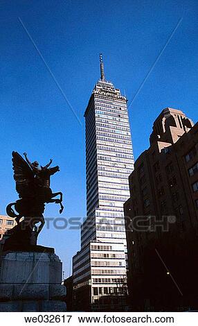 Stock Photo - Torre Latinoamericana, Mexico City. Mexico D. F., Mexico. Fotosearch
