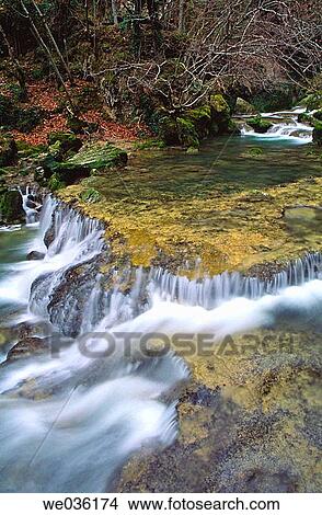 Urederra river, Urbasa-And? a Natural Park. Navarra, Spain View Large Photo Image Picture - Urederra river, Urbasa-And? a Natural Park. Navarra, Spain. Fotosearch