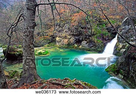 Urederra river, Urbasa-And? a Natural Park. Navarra, Spain View Large Photo Image Stock Image - Urederra river, Urbasa-And? a Natural Park. Navarra, Spain. Fotosearch