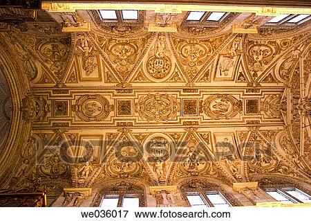 Stock Photo - Vault of the central nave of Great Mosque, C? rdoba. Andalusia, Spain. Fotosearch