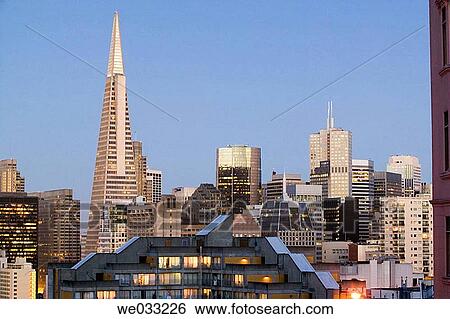 View of downtown San Francisco with Transamerica Building, San Francisco. California, USA View Large Photo Image Stock Photograph - View of downtown San Francisco with Transamerica Building, San Francisco. California, USA. Fotosearch