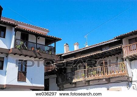 Villanueva de la Vera. Cßceres province, Extremadura. Spain View Large Photo Image Stock Photo - Villanueva de la Vera. Cßceres province, Extremadura. Spain. Fotosearch