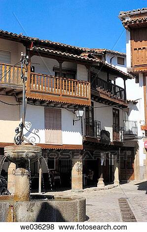 Villanueva de la Vera. Cßceres province, Extremadura. Spain View Large Photo Image Stock Photo - Villanueva de la Vera. Cßceres province, Extremadura. Spain. Fotosearch