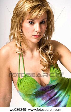 Young woman portrait View Large Photo Image Stock Photo - Young woman portrait. Fotosearch