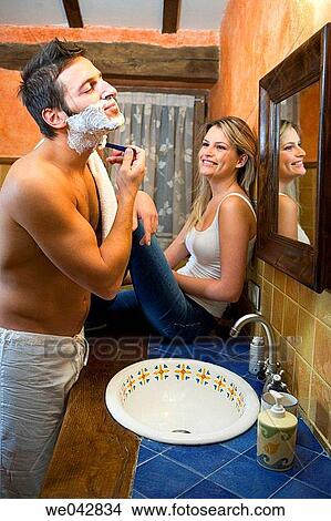 30's, bathroom, 20's View Large Photo Image Picture - 30's, bathroom, 20's. Fotosearch