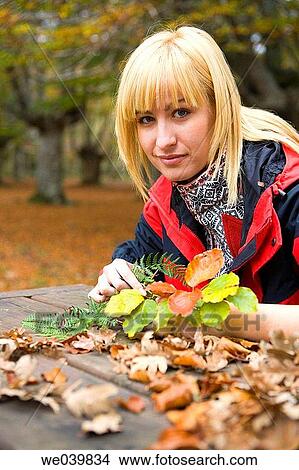 30's, blond, autumn, 20's View Large Photo Image Picture - 30's, blond, autumn, 20's. Fotosearch