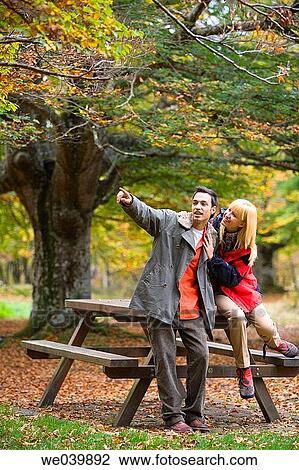 30's, bond, autumn, affection, 20's View Large Photo Image Stock Image - 30's, bond, autumn, affection, 20's. Fotosearch