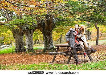 30's, bond, autumn, affection, 20's View Large Photo Image Stock Photo - 30's, bond, autumn, affection, 20's. Fotosearch