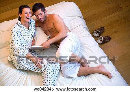 30's, book, bedroom, bed, 20's View Large Photo Image Stock Photography - 30's, book, bedroom, bed, 20's. Fotosearch