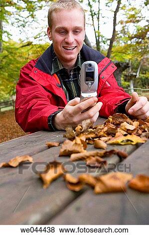 30's, calling, blond, autumn, 20's View Large Photo Image Stock Photo - 30's, calling, blond, autumn, 20's. Fotosearch