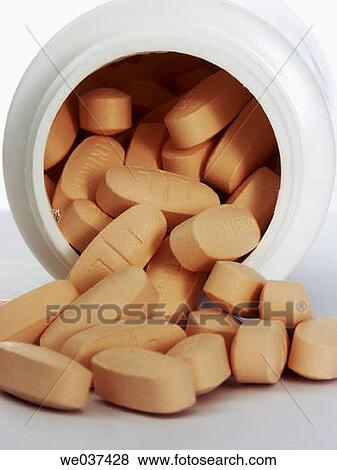 Stock Photo - abundant, drug, Close-up, bottle, abundance. Fotosearch