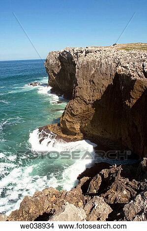 Picture - Acantilados de Pria, Llanes, Asturias, Espa±a. Fotosearch