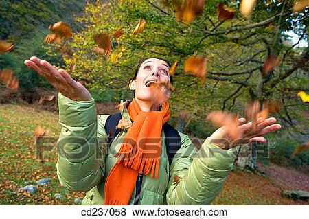 activity, carefree, autumn, amusement, 30's View Large Photo Image Stock Photo - activity, carefree, autumn, amusement, 30's. Fotosearch