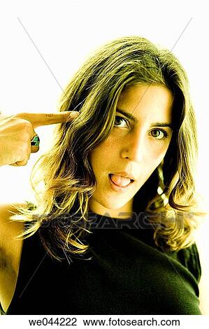 aim, brunette, aiming, 20's View Large Photo Image Stock Image - aim, brunette, aiming, 20's. Fotosearch