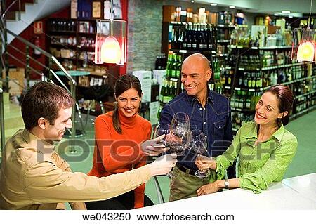 Stock Image - alcohol, bar, Alcoholic drink, 30's. Fotosearch