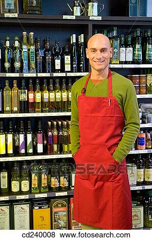 Stock Photo - apron, bottle, arrangement, 30's. Fotosearch