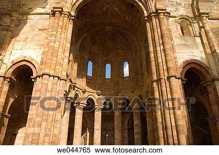 Apse of church, ruins of Santa Maria de Moreruela Cistercian monastery (12th century). Zamora province, Castilla-Le? n, Spain View Large Photo Image Stock Photography - Apse of church, ruins of Santa Maria de Moreruela Cistercian monastery (12th century). Zamora province, Castilla-Le? n, Spain. Fotosearch