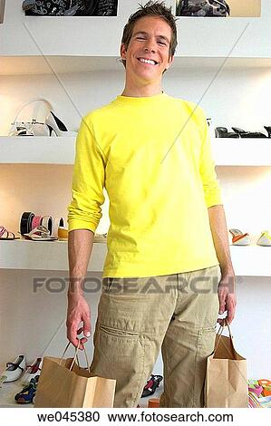 Stock Image - article, buying, buy, bag, 20's. Fotosearch