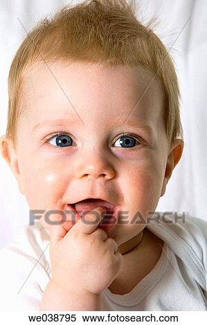 Stock Photography - astonished, child, baby, 12. Fotosearch