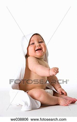 Stock Photograph - astonished, chubby, child, baby, 12. Fotosearch