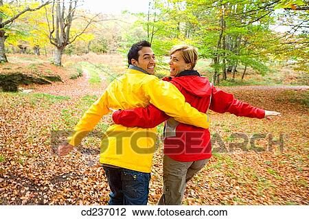 autumn, back view, amusement View Large Photo Image Stock Image - autumn, back view, amusement. Fotosearch